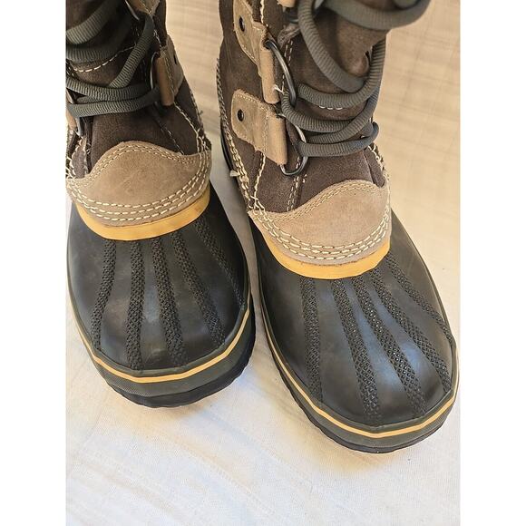 Sorel Joan Of Arctic Snow Boots Womens 8 Faux Fur Brown Waterproof Winter - Picture 3 of 8